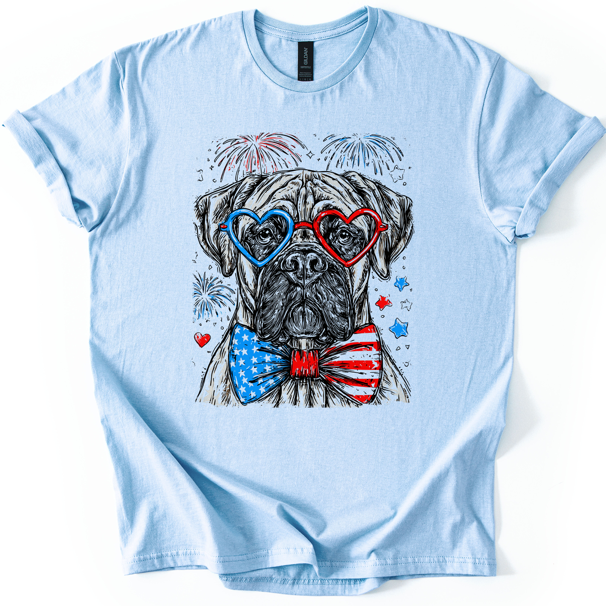 Cane Corso Patriotic Dog USA Pride For Pet Lovers Fourth Of July Celebration Edition Graphic Tee