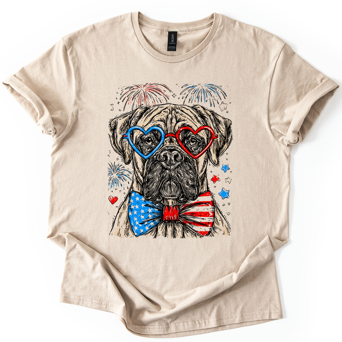 Cane Corso Patriotic Dog USA Pride For Pet Lovers Fourth Of July Celebration Edition Graphic Tee