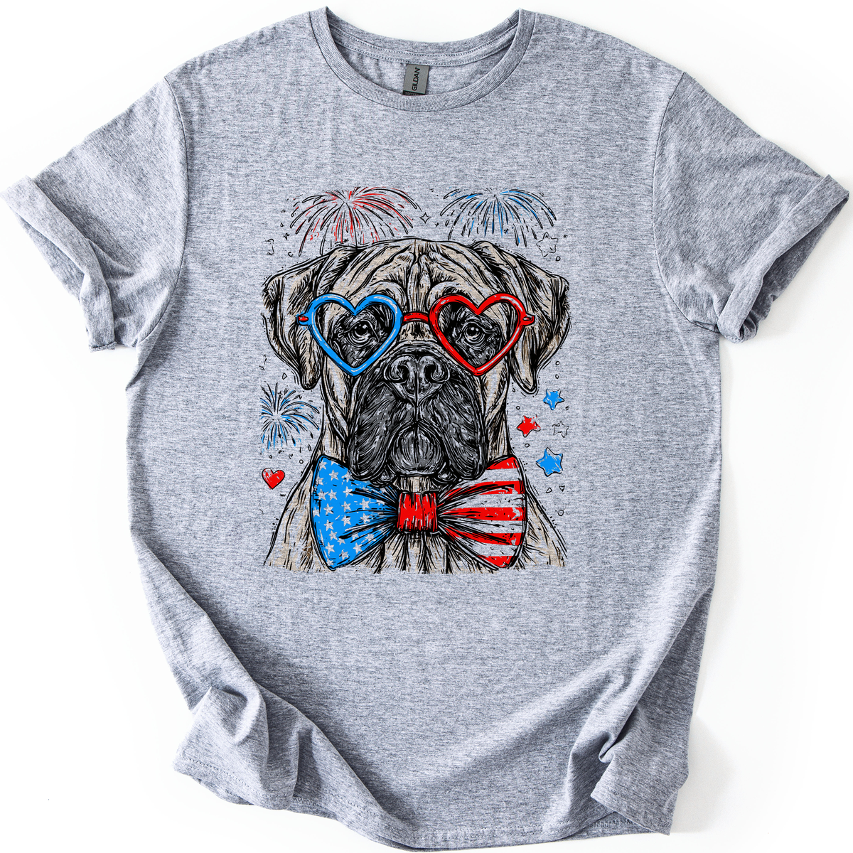 Cane Corso Patriotic Dog USA Pride For Pet Lovers Fourth Of July Celebration Edition Graphic Tee