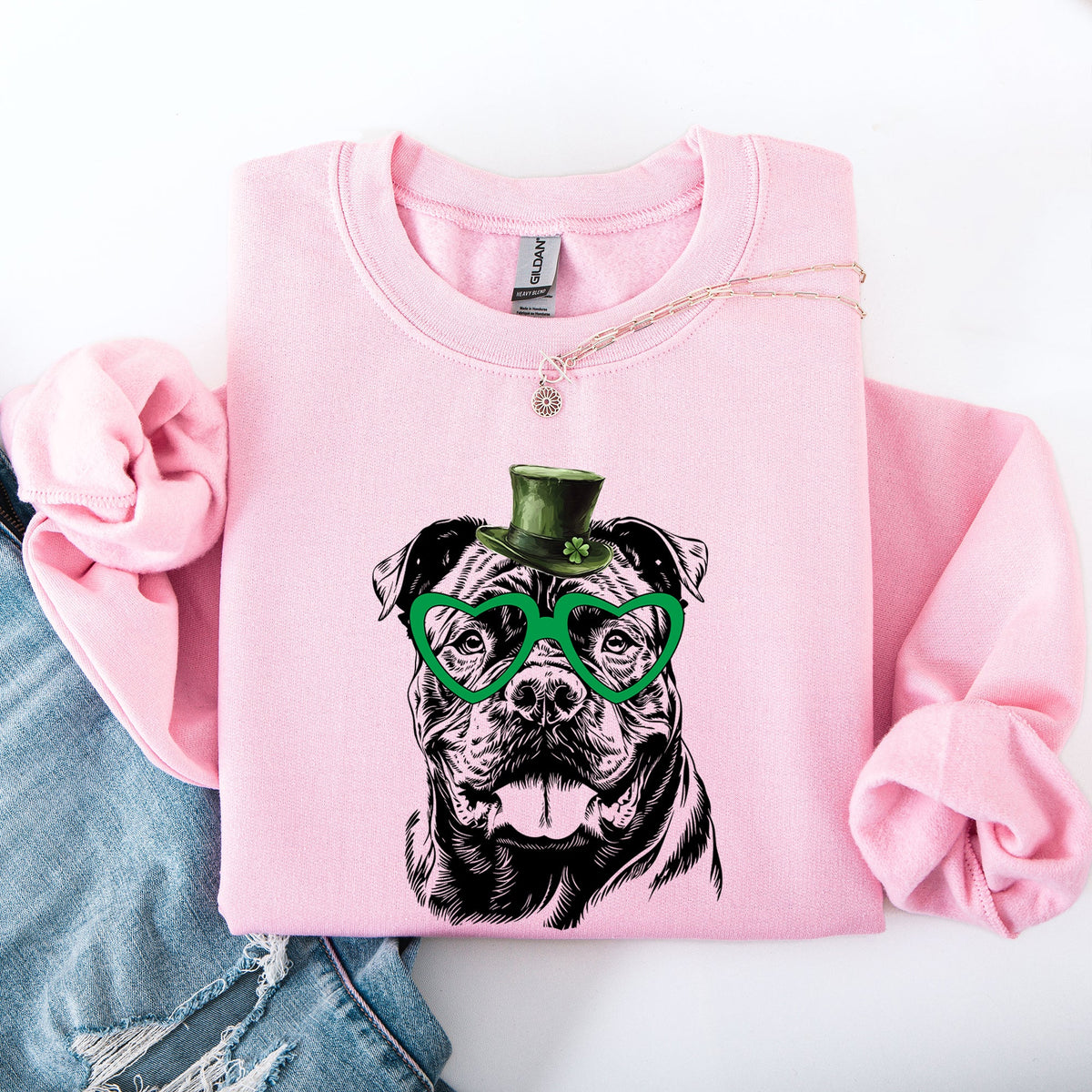 Cane Corso Irish St Patrick's Day Lucky Cozy For Dog Lovers Premium Quality Sweatshirt