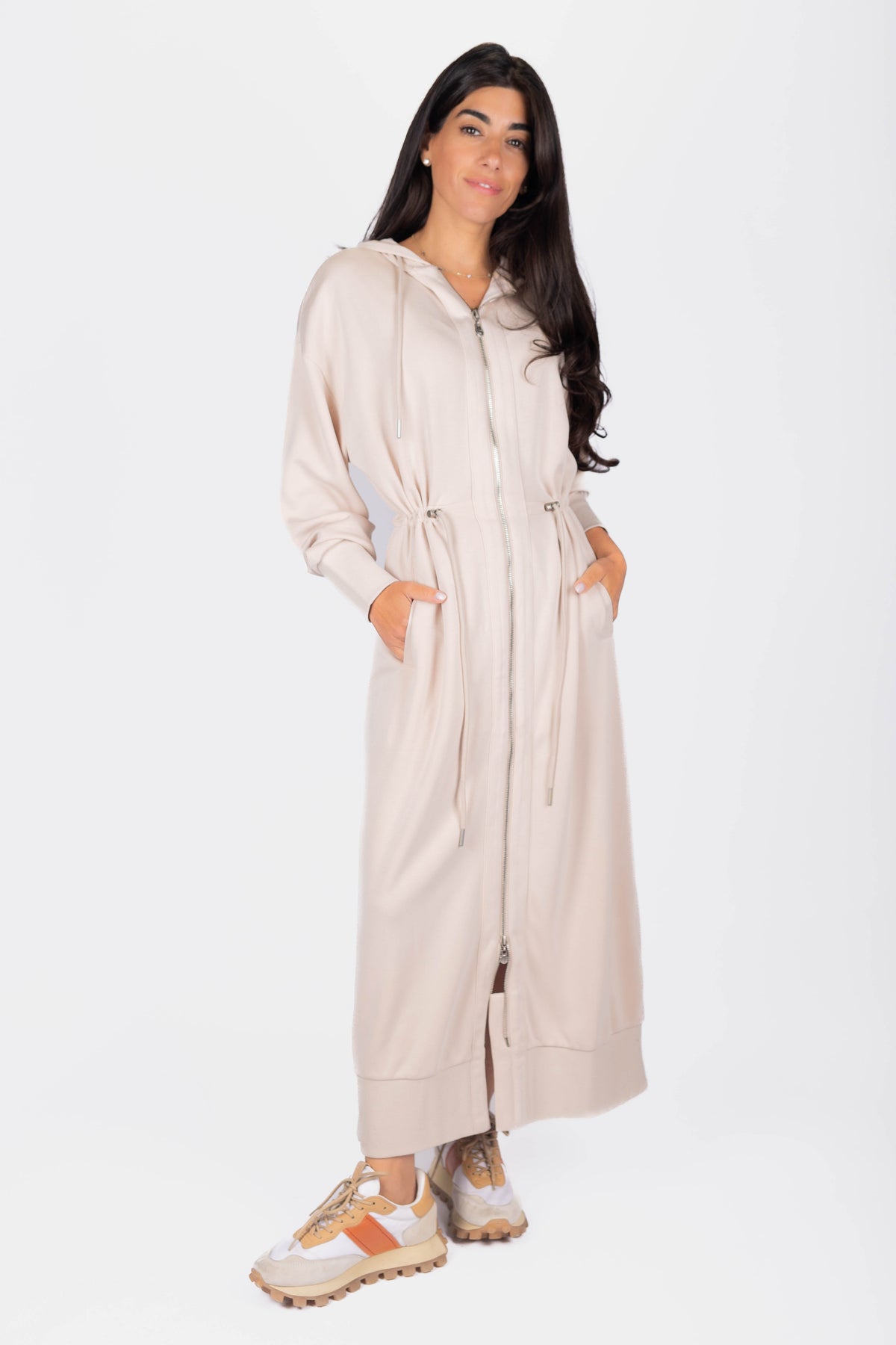 Mina Dress 50" (Stone)