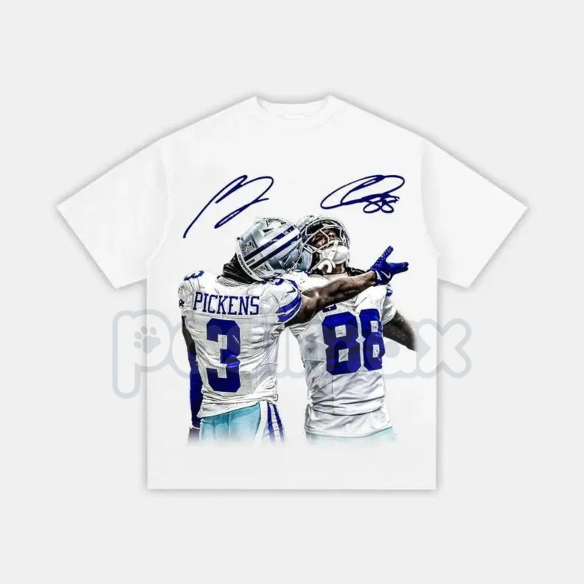 CeeDee Lamb & George Pickens Graphic T-Shirt - NFL Superstar Wide Receiver Tee, Football Fan Apparel, Dynamic WR Duo Gift