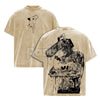 Chainsaw Man Denji T-Shirt – Vintage Washed Oversized Heavy Cotton Tee, Anime Streetwear