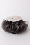 SALE Charcoal & Silver Glitter Ruffle Tutu Bloomer