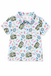 Boys Fishing Snacks S/S Polo