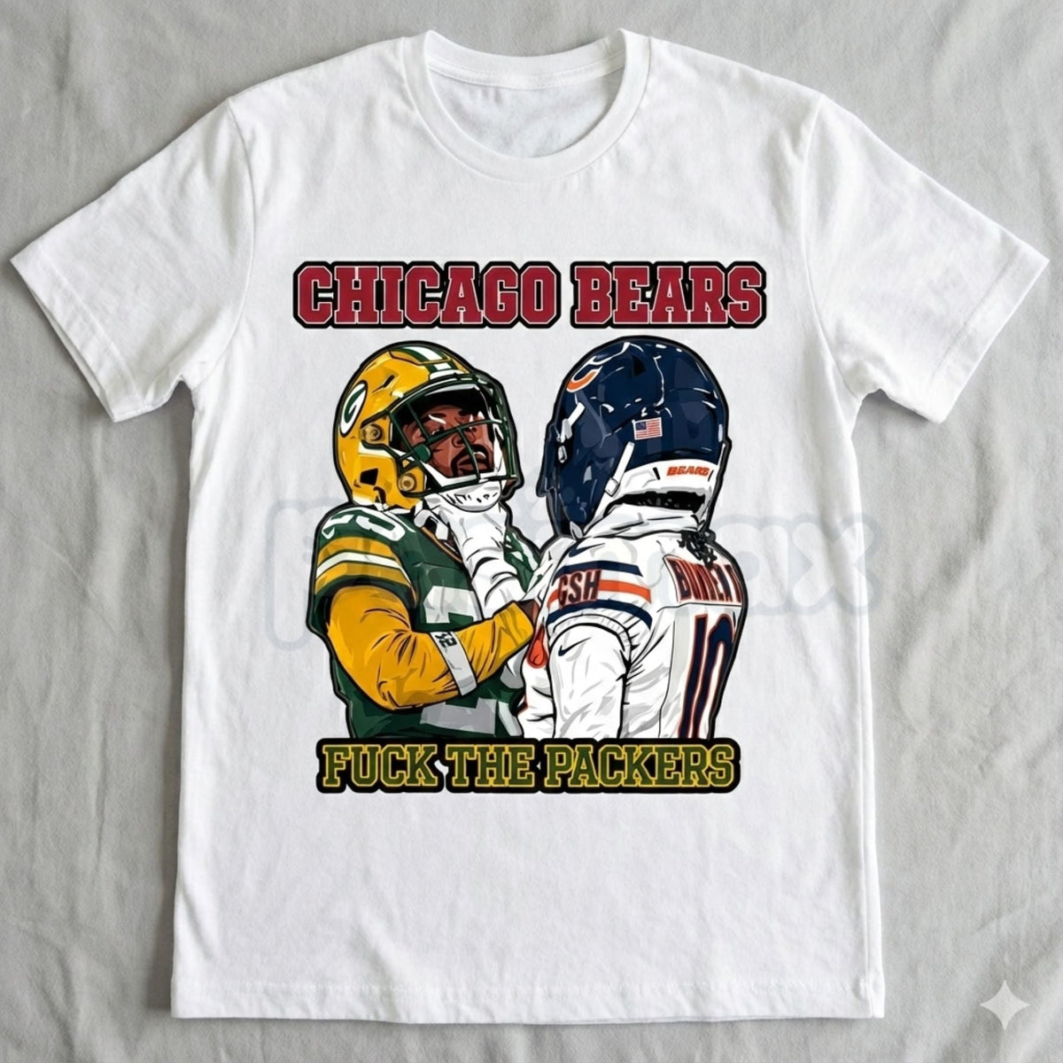 Chicago Bears Rivalry Clash T-Shirt - Gameday Football Pride Graphic Tee, Chicago vs. Everybody Fan Apparel, Classic North Midway Rivalry Shirt