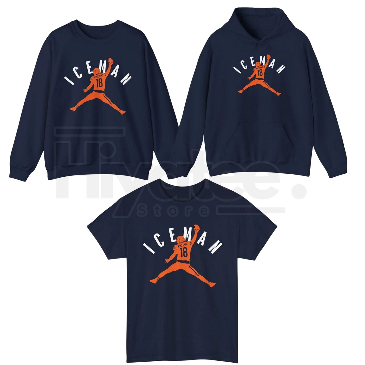 Chicago Jumpman Caleb "Iceman" Williams – Chicago Football Fan T-Shirt, Sweatshirt & Hoodie