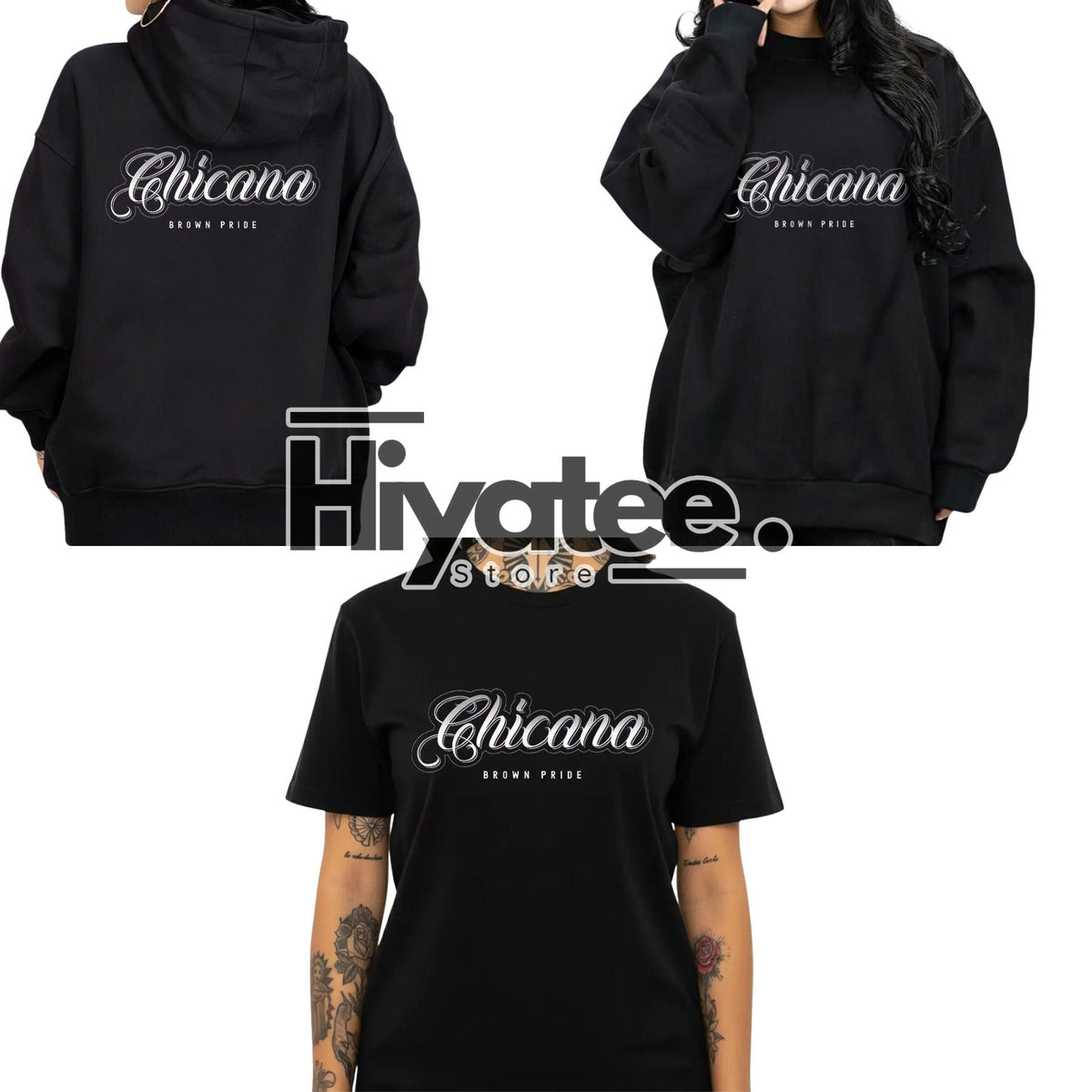 Chicana Brown Pride Clothing – T-Shirt, Sweatshirt & Hoodie for Men & Women