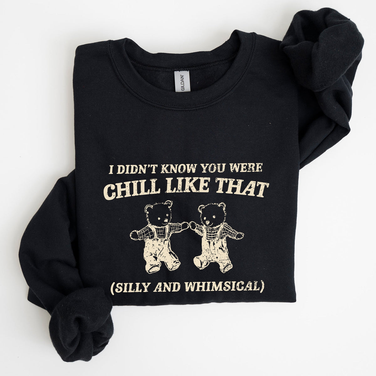 Chill Bears Meme Aesthetic Funny Cozy Chill Vibes Edition Limited Release Sweatshirt