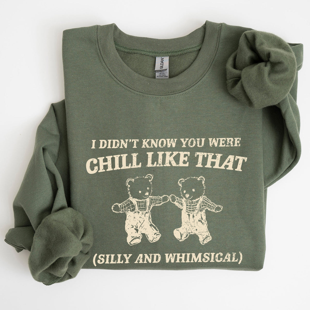 Chill Bears Meme Aesthetic Funny Cozy Chill Vibes Edition Limited Release Sweatshirt