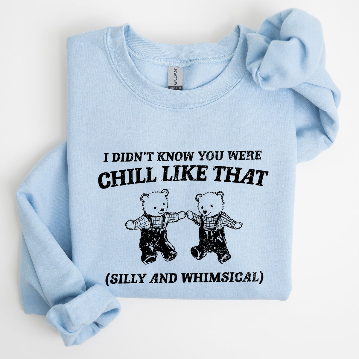 Chill Bears Meme Aesthetic Funny Cozy Chill Vibes Edition Limited Release Sweatshirt