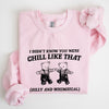 Chill Bears Meme Aesthetic Funny Cozy Chill Vibes Edition Limited Release Sweatshirt