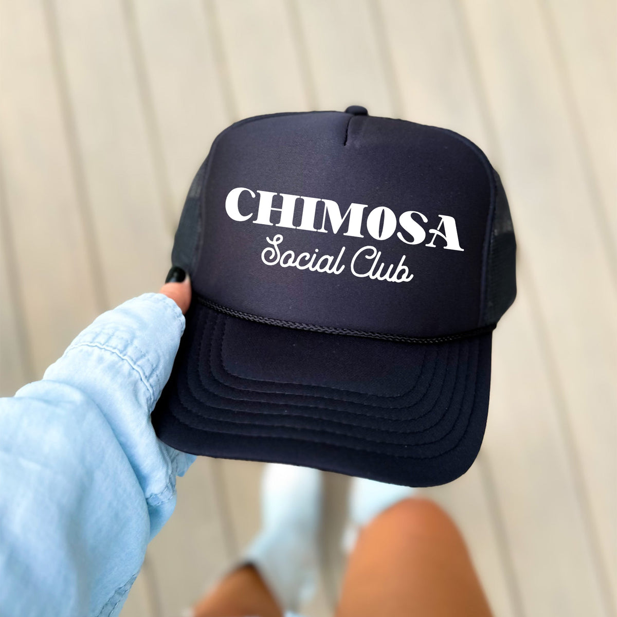 Chimosa Social Club Sassy Funny Bold Attitude Premium Quality Distinctive Line Trucker Hat