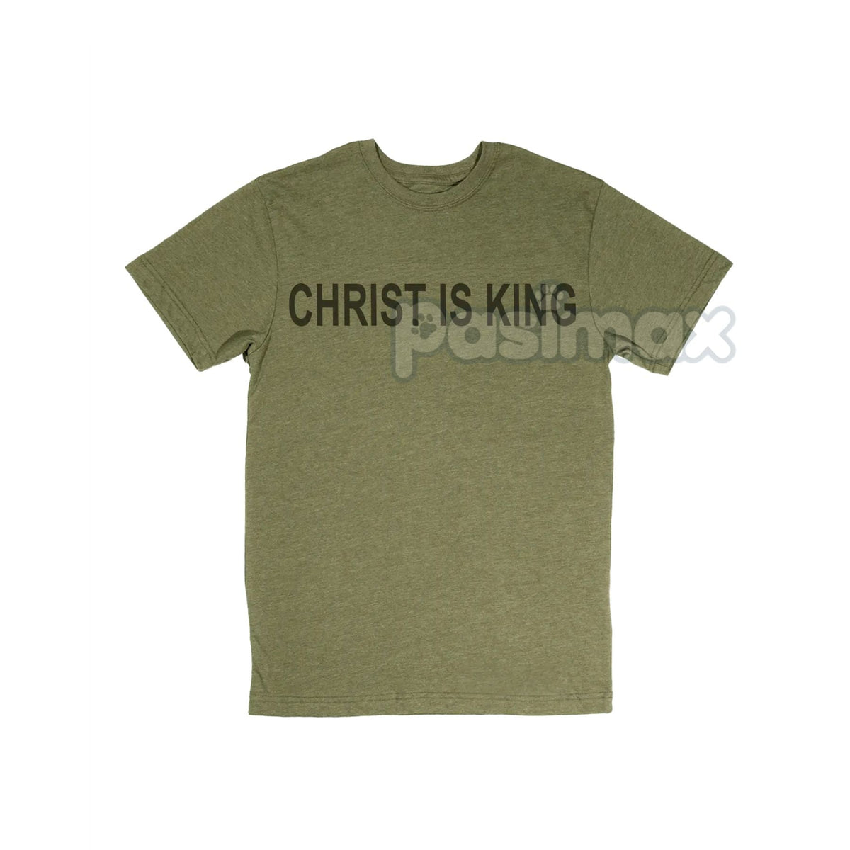 "Christ Is King" T-Shirt - Christian Faith Apparel, Religious Statement Tee