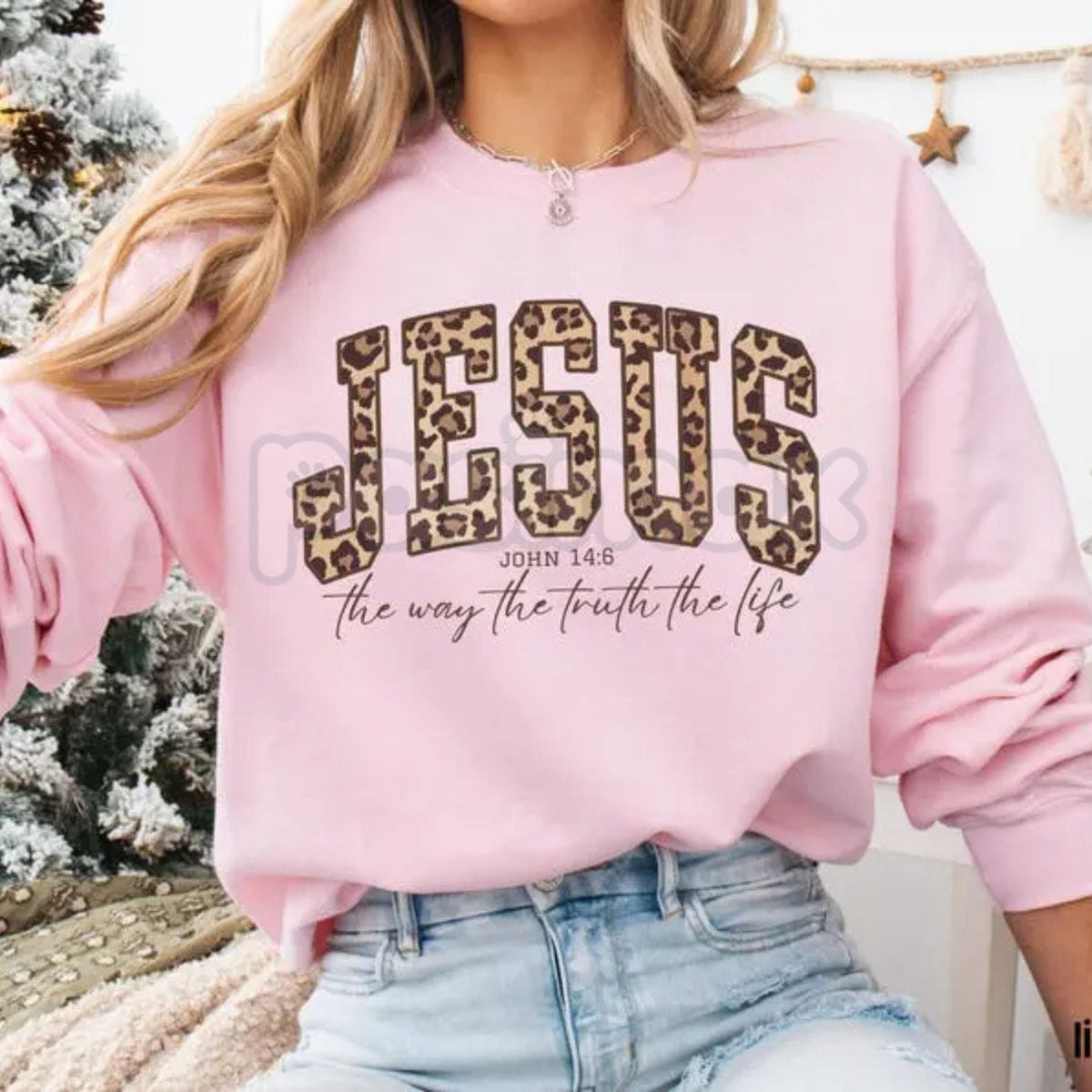 Christian Jesus Sweatshirt – Walk by Faith Religious Crewneck