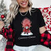 Christmas Is Coming, Santa, Throne Game Holiday Limited Edition Pop Culture Reference Graphic Tee