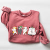 Christmas Party Cats Santa Cat Lover Cozy Festive Warm Comfort Lifestyle Sweatshirt