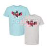 Christmas Mothman T-Shirt - Festive Cryptid Holiday Tee, Point Pleasant Xmas Apparel, Unique Goth Christmas Gift