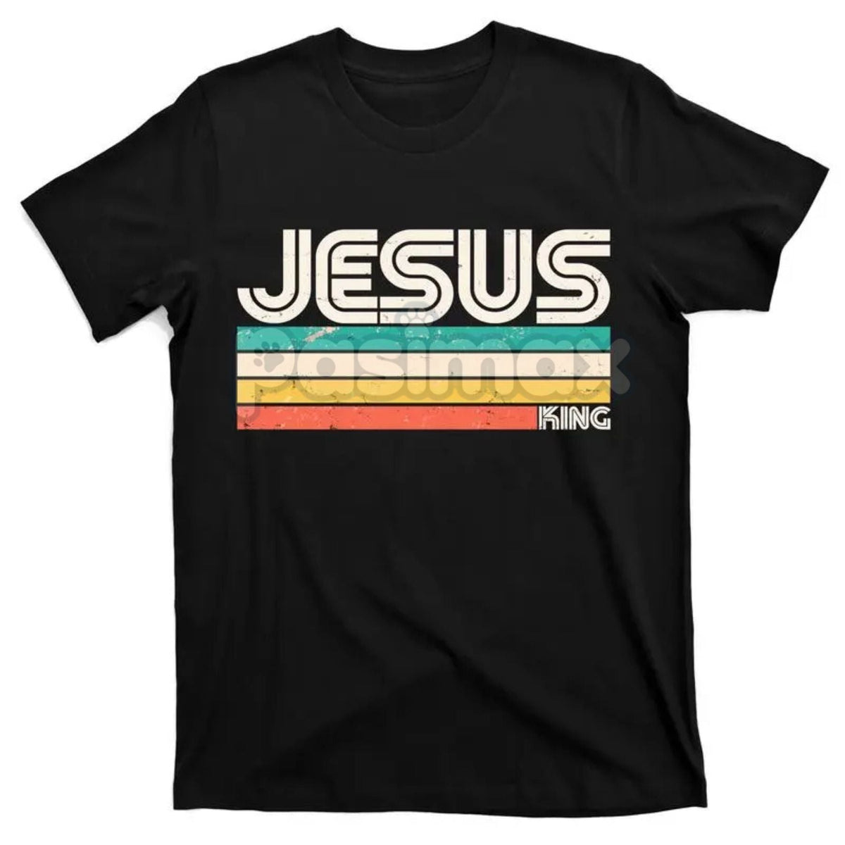 Classic Vintage Jesus Graphic Tee - Retro Faith Menswear Shirt, Timeless Statement Top