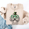 Cockapoo Irish St Patrick's Day Lucky Dog Celebration Cozy Family Favorite Sweatshirt