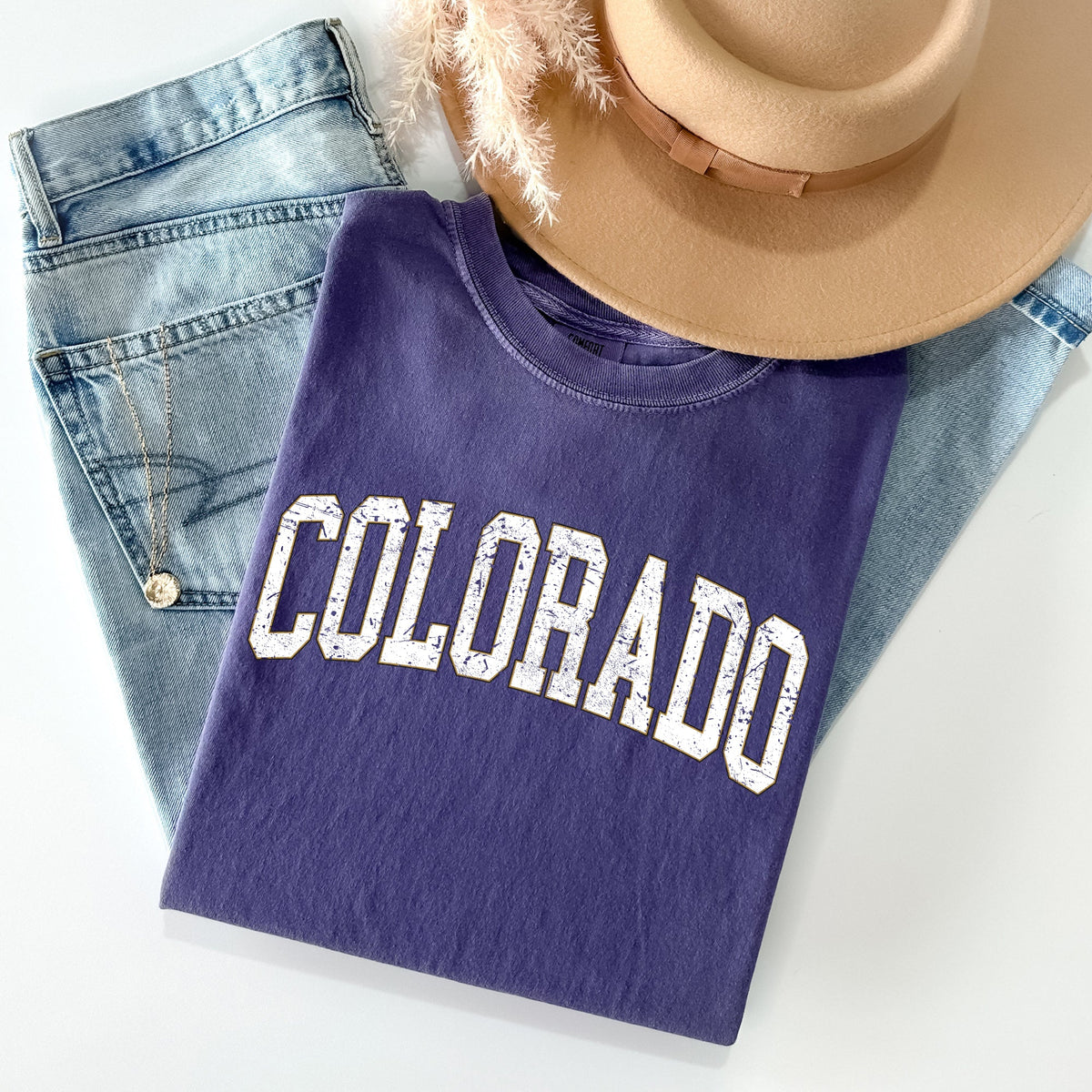 Colorado Football Game Day Tailgate University State College Pride Comfort Colors Tee