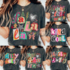 Comfort Colors® Christian Faith Y2K T-Shirt – Retro Positivity Collage, Trendy Coquette Aesthetic, Ransom Letter Typography Tee
