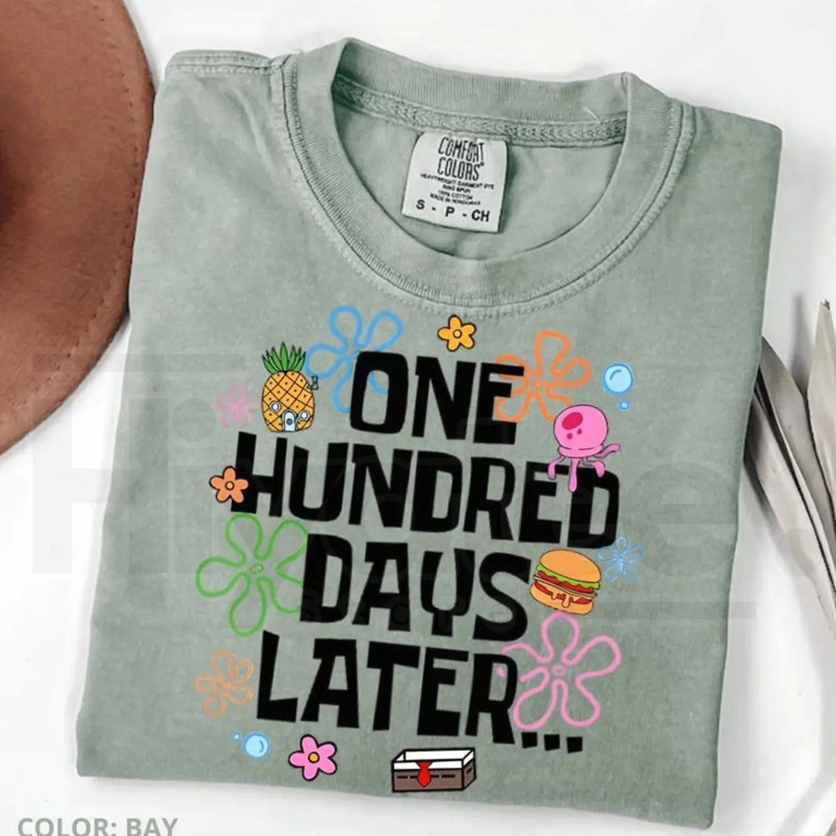 Comfort Colors® One Hundred Days Later Shirt – 100 Days of School Celebration Graphic Tee, Trendy Teacher Gift