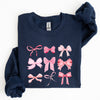 Coquette Pink Bows Trend Girly Soft Girl Era Cozy Luxe Everyday Streetwear Sweatshirt