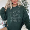 Coquette Secret Message Holiday Sweatshirt – Subtle Anti-Establishment Liberal Protest Tee