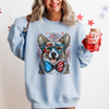 Corgi Patriotic Dog USA America Pet Lover Fourth Of July Celebration For Pet Fans Sweatshirt
