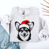Corgi Santa Christmas Cheer For Dog Lovers And Pet Parents Festive Holiday Themed Sweatshirt