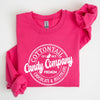 Cottontail Candy Company Retro Sign Easter Vintage Graphic Illustration Sweatshirt
