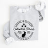 Cottontail Farms Easter Coffee And Bakery Retro Sign Vintage Holiday Theme Sweatshirt