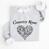 Country Rose Heart Cowgirl Cowboy Western Rustic Heritage Celebration Edition Sweatshirt