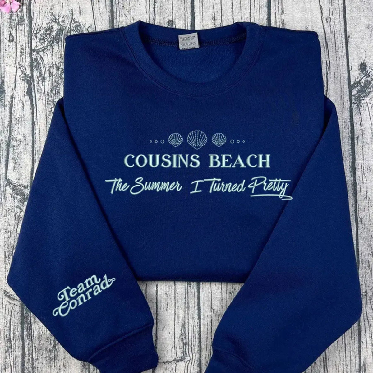 Cousins Beach Embroidered Sweatshirt – The Summer I Turned Pretty Crewneck
