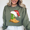 Cowboy Boots Christmas Santa Country Western Xmas Holiday Edition Limited Sweatshirt