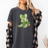 Cowboy Boots St Patrick's Day Shamrock Clover Lucky Leprechaun Comfort Colors Tee