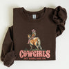 Cowgirl Just Want To Have Fun Western Horse Theme Vintage Inspired Ranch Life Cowgirl Spirit Sweatshirt