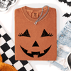 Cute Jack O Lantern Halloween Theme Cozy Silhouette Illustration Seasonal Colorful Edition Comfort Colors Tee