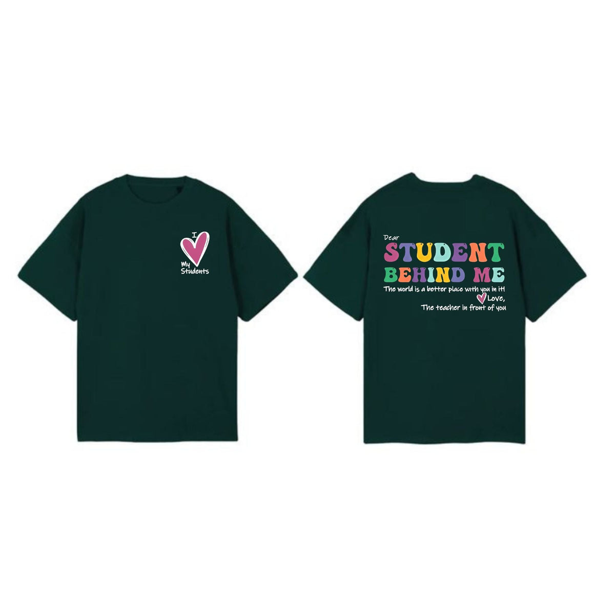 Cute Heart & Letter T-Shirt for Women - Casual Graphic Tee, Stylish Short Sleeve Top