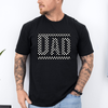 Dad Retro Checkered Vintage Pattern For Fathers Day Edition Casual Style Graphic Tee