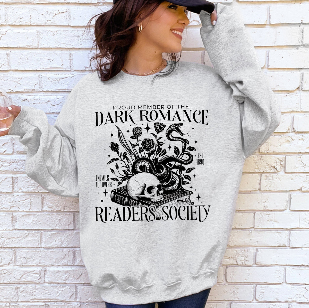 Dark Romance Readers Society Romantasy BookTok Library Books Fan Club Collective Sweatshirt