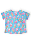 Delightful Desserts Ruffle Pocket Tee
