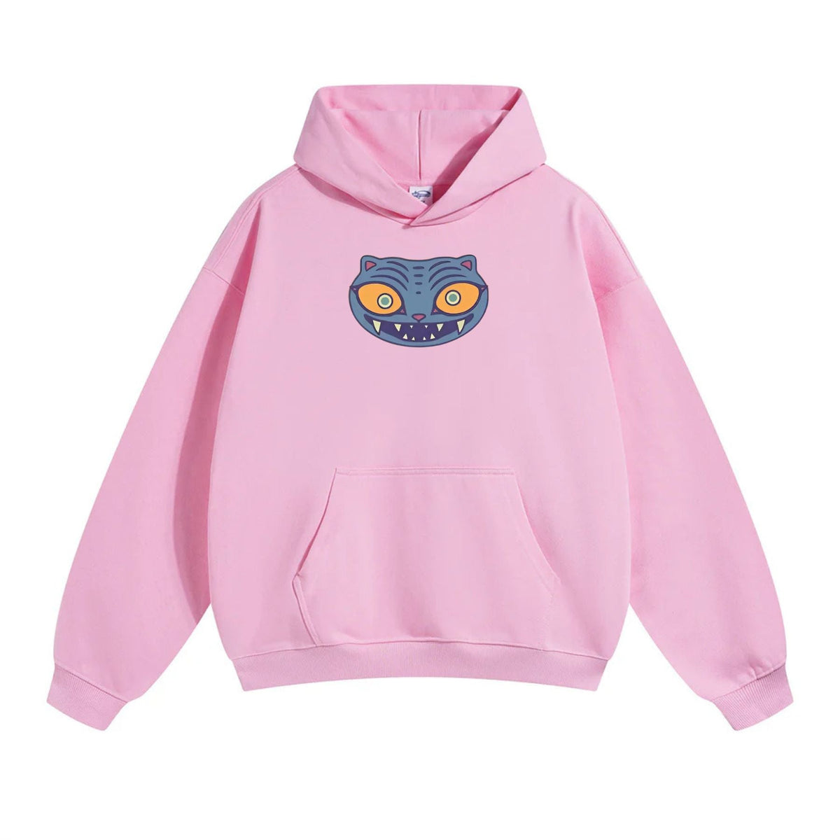 Derpy Tiger Zoey Hoodie – Cute & Funny Animal Graphic Pullover, Adorable Unisex Gift