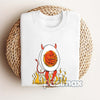 Deviled Egg Enthusiast Graphic T-Shirt - Foodie Fan Apparel, Retro Egg Tee