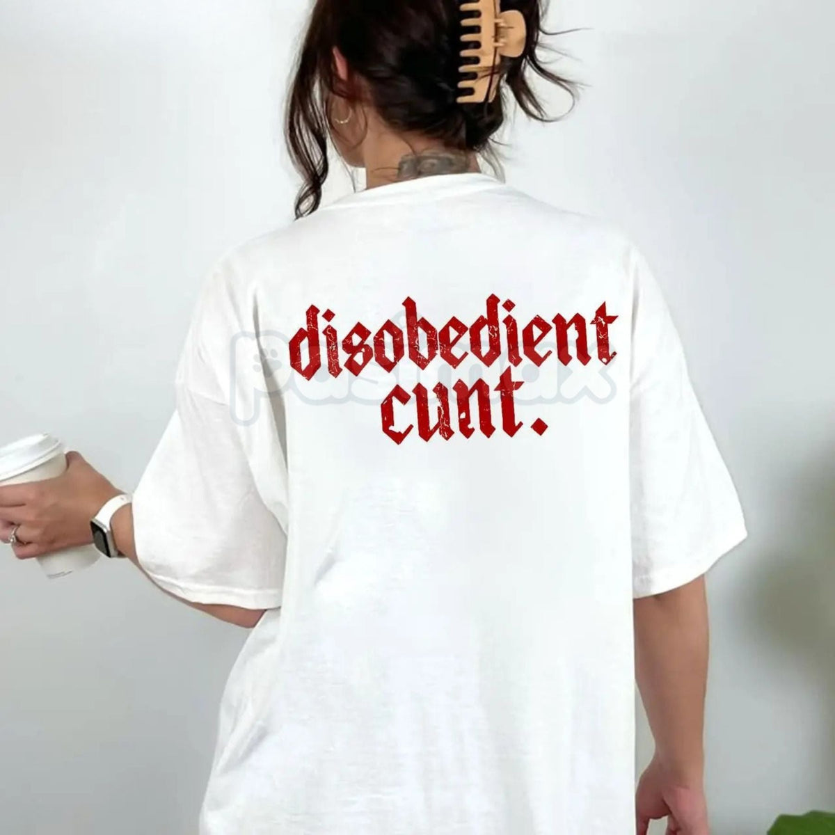 "Disobedient" Graphic T-Shirt - Rebel Streetwear Tee, Unisex Statement Shirt, Anti-Establishment Apparel