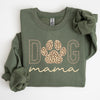 Dog Mama Leopard Print Cozy Comfort Fit Ultra Soft Cotton Blend Premium Sweatshirt