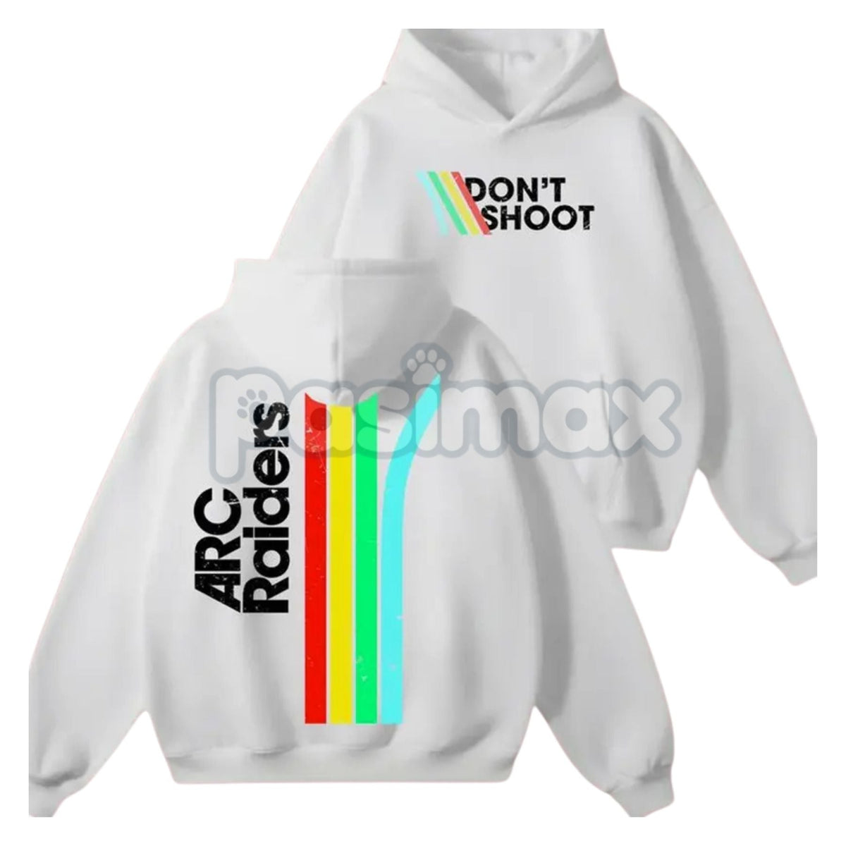 Don’t Shoot ARC Gaming 2-Side Hoodie – First Responder Roleplay Statement Pullover, Unique Gaming Apparel, Unisex