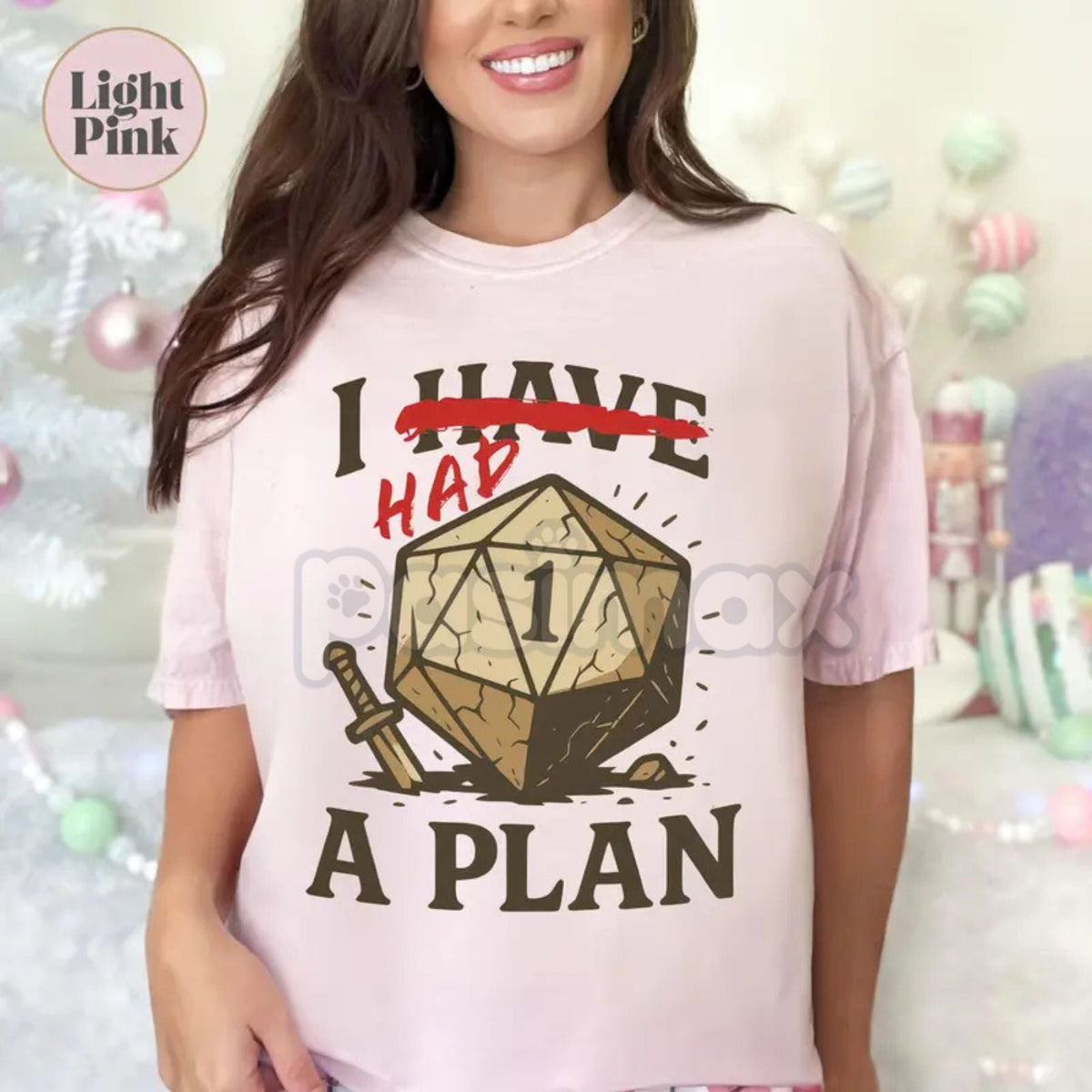 "Don't worry, I have a plan." D&D T-Shirt - Funny Dungeons and Dragons Slogan Tee, Tabletop Games Gift for Him Her, Gifts for Gamers