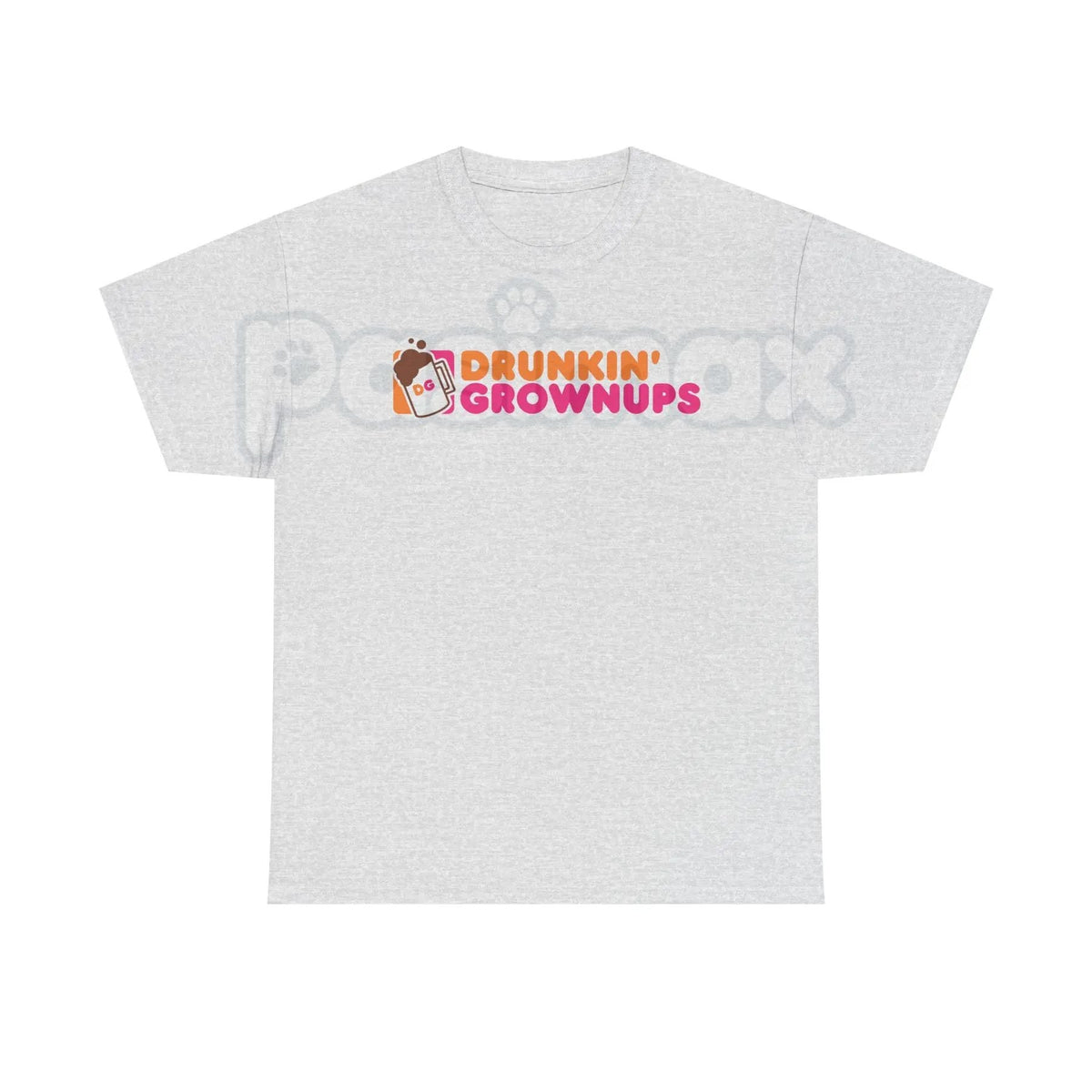"Drunkin’ Grownups" Sarcastic Drinking T-Shirt - Viral Adult Humor Graphic Tee, Funny Parody Coffee Logo Shirt, Premium Heavyweight Relaxed Fit Top, Party & Brunch Gift for Her & Him, Comedy Slogan Weekend Tee